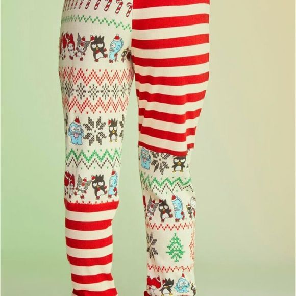 Hello kitty x Forever 21holiday thermal pants size Small - Picture 3 of 4